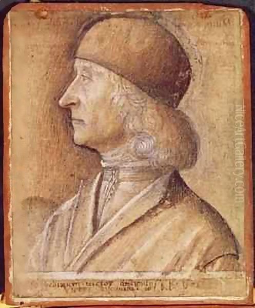 Portrait of Giovanni Bellini (1430-1516) formerly attributed to Carpaccio - view 1