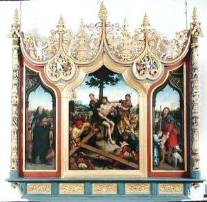 Triptych of Christ with the Executioners by Jean Bellegambe the Elder
