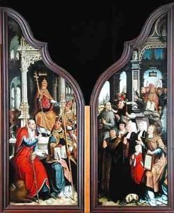 The Fathers of the Church and the Donors by Jean Bellegambe the Elder