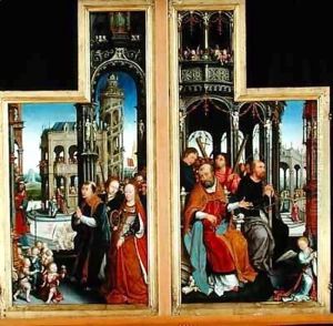 Polyptych of the Glorification of the Holy Trinity depicting apostles and martyrs Polyptych of the Glorification of the Holy Trinity depicting apostles and martyrs