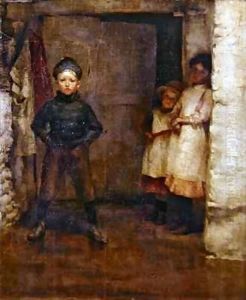 In the Doorway by Robert Anning Bell