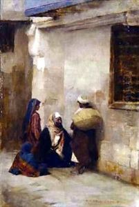 Street Corner in Cairo by Robert Anning Bell