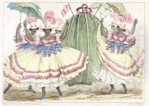 Red-Set Girls and Jack-in-the-Green by Isaac Mendes Belisario