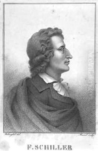 Friedrich Schiller (1759-1805) by Theophile Behaeghel