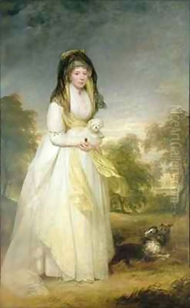 Portrait of Queen Charlotte (1744-1818), wife of King George III by Sir William Beechey