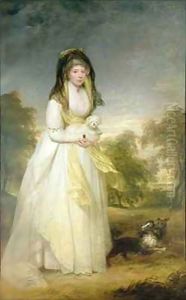 Portrait of Queen Charlotte (1744-1818), wife of King George III by Sir William Beechey