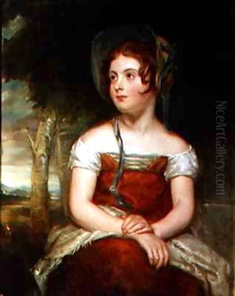 Portrait of a girl, possibly the artist's daughter - view 1