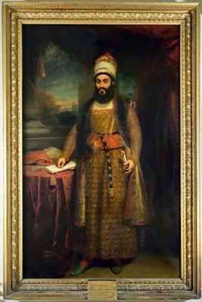 Portrait of Mirza Abul Hassan, Persian Ambassador (1785-1880) Sent by the King of Persia to England - view 1