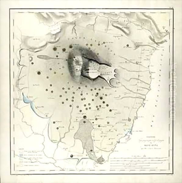 Topographical and Geological Study of Mount Etna - view 1