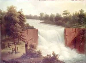 View of the Genesee Falls by Comte de Beaujolais