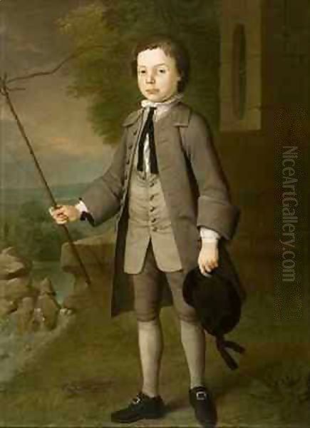 Sir Frederick Evelyn as a Boy - view 1