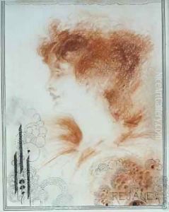 Rejane by Aubrey Vincent Beardsley