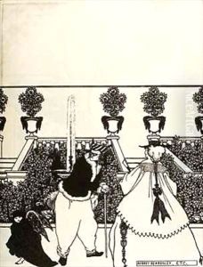Cupid walks through the Garden, Front Cover Design for 'The Savoy'