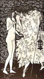 The Mysterious Rose Garden by Aubrey Vincent Beardsley