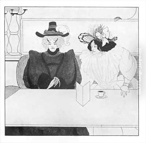 Black Coffee by Aubrey Vincent Beardsley