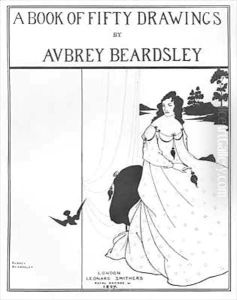 Title Page for 'A Book of Fifty Drawings' by Aubrey Vincent Beardsley