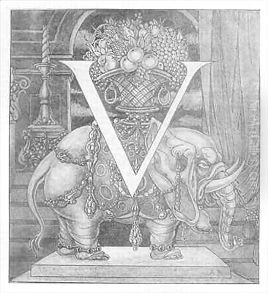 Initial Letter 'V' to Volpone - view 1