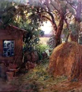 Corner of a rickyard