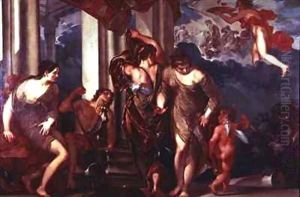 The Judgement of Paris by Giuseppe Bazzani