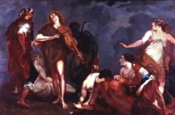 Apollo and Marsyas - view 1