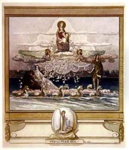 Illustration from Dante's 'Divine Comedy', Purgatory, Canto V 122 by Franz von (Choisy Le Conin) Bayros