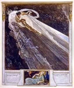 Illustration from Dante's 'Divine Comedy', Inferno, Canto V. 77 by Franz von (Choisy Le Conin) Bayros