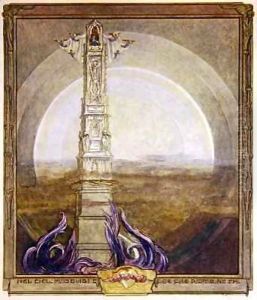 Illustration from Dante's 'Divine Comedy', Paradise, Canto I by Franz von (Choisy Le Conin) Bayros