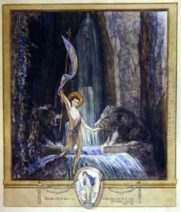 Illustration from Dante's 'Divine Comedy', Purgatory, Canto XIV 45 by Franz von (Choisy Le Conin) Bayros