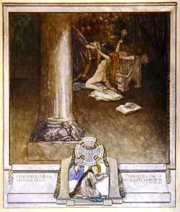 Illustration from Dante's 'Divine Comedy', Inferno, XVIII 55 by Franz von (Choisy Le Conin) Bayros