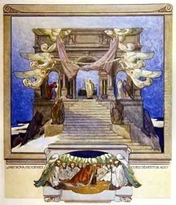 Illustration from Dante's 'Divine Comedy', Purgatory