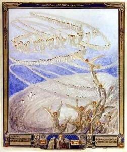 Illustration from Dante's 'Divine Comedy', Paradise, Canto XXX