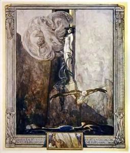 Illustration from Dante's 'Divine Comedy', Inferno, Canto IX. 28