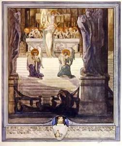 Illustration from Dante's 'Divine Comedy', Paradise, Canto XXVIII