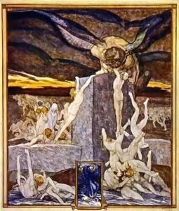Illustration from Dante's 'Divine Comedy', Inferno, Canto XIX