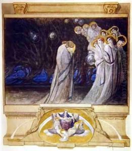 Illustration from Dante's 'Divine Comedy', Purgatory, Canto XXXIII