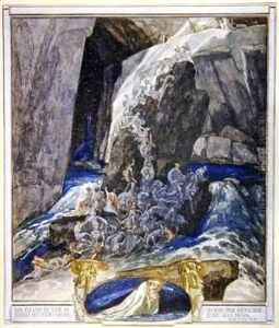 Illustration from Dante's 'Divine Comedy', Paradise, Canto IX