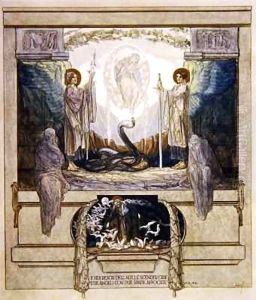 Illustration from Dante's 'Divine Comedy', Purgatory, Canto VIII 24