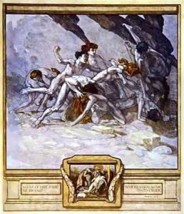 Illustration from Dante's 'Divine Comedy', Inferno, Canto XXX 22 by Franz von (Choisy Le Conin) Bayros