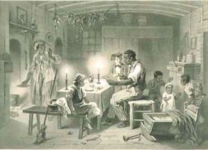 Uncle Tom's Cabin, plate 1 from 'Uncle Tom's Cabin' by Adolphe Jean-Baptiste Bayot