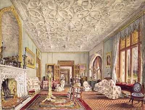 Drawing Room in the Gothic Style - view 1