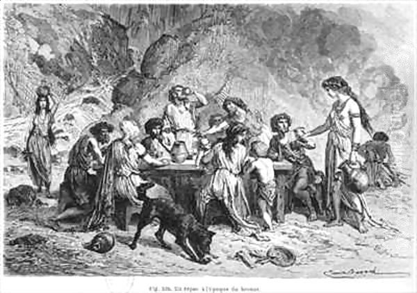 A meal during the bronze age - view 1