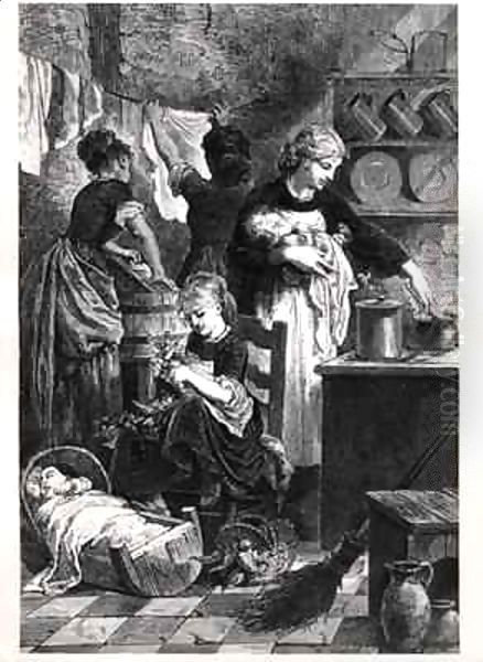 Washerwomen in America - view 1