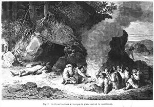 A funeral meal at the time of the bear and the mammoth
