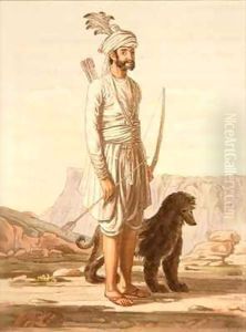 A Meena of Jajgurgh, from 'A Mahratta Camp' by Thomas Baxter