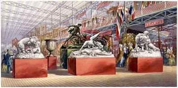 Sculptures - Interior View of the Great Exhibition - view 1