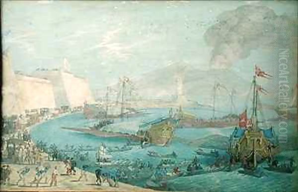 View of the Port of Naples - view 1