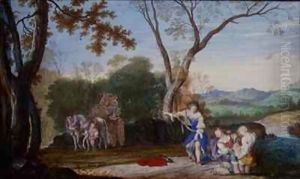 The Abduction of Rinaldo by Johann Wilhelm Baur
