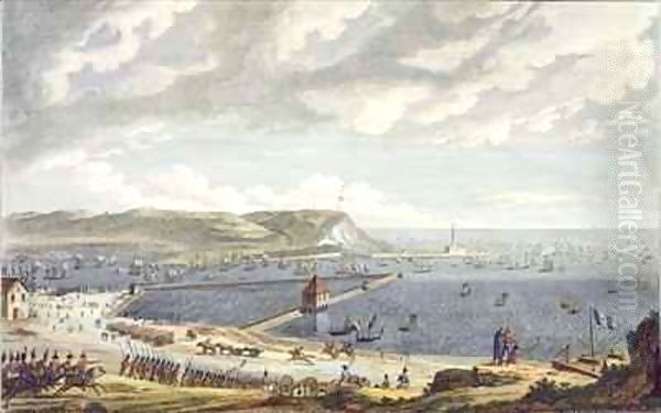 View of the Port and the Roadstead of Boulogne at the Departure of the Flotilla - view 1