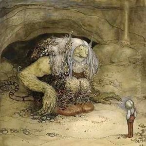 The Troll and the Boy by John Bauer