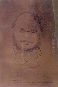 Pierre Joseph Proud'hon (1809-85) by Charles Pierre Baudelaire